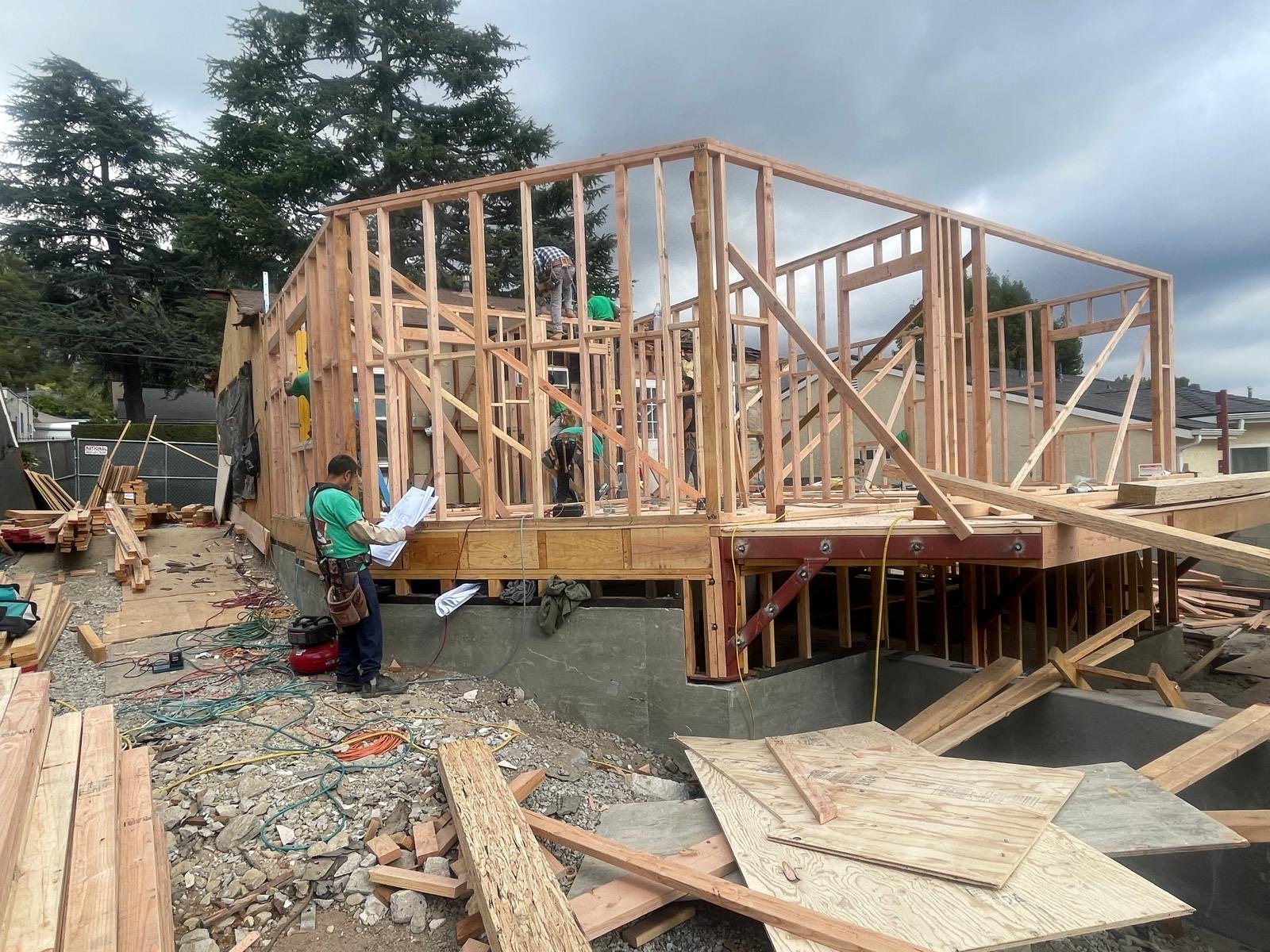 Addition framing wide view